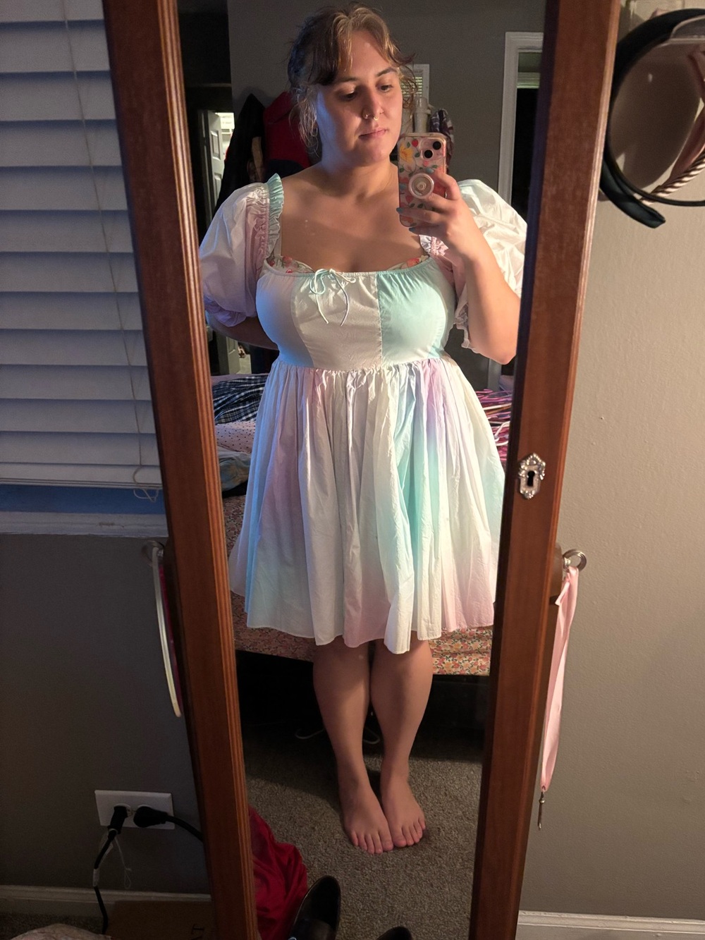 Selkie Cotton Puff Dress